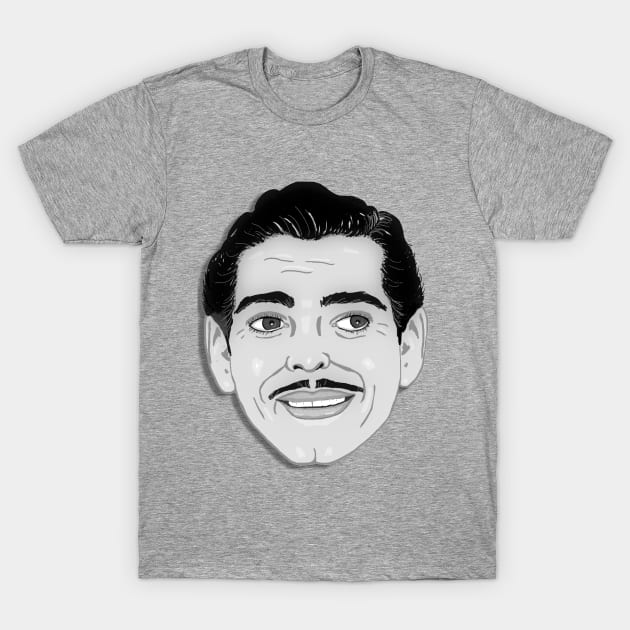 Clark Gable T-Shirt by Happyoninside